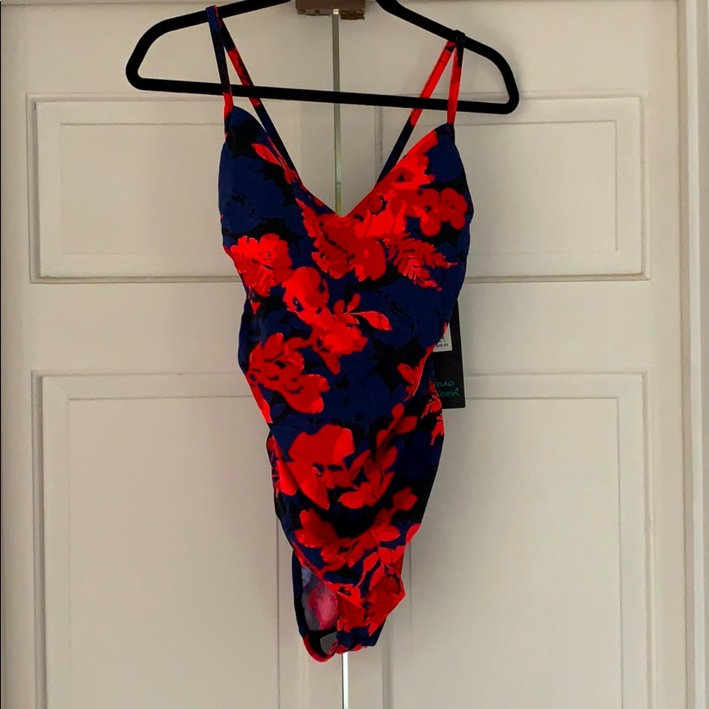 NWT Aqua Green Bathing Suit - Large (12-14)